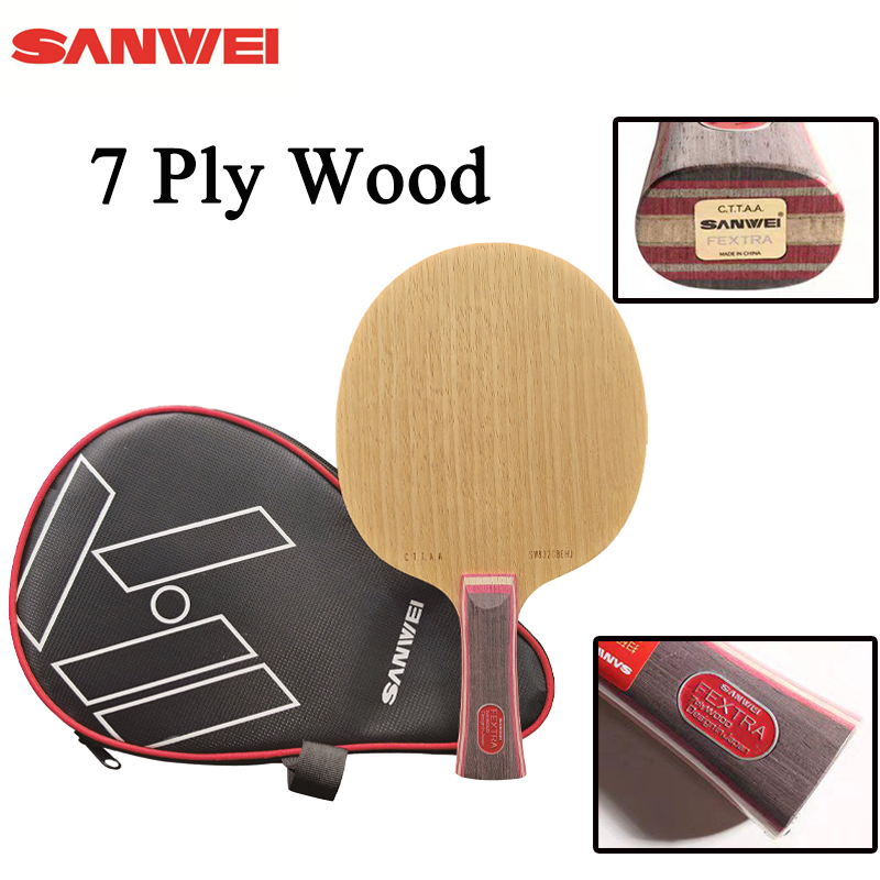 Table Tennis Racket - Blade Tenis Meja SANWEI FEXTRA 7