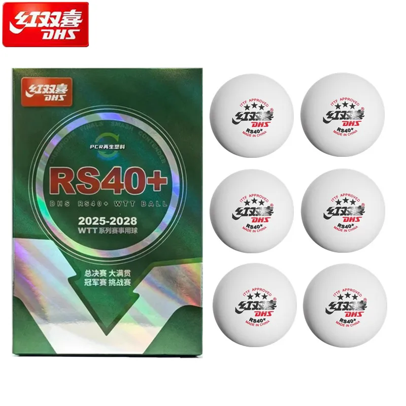 Table Tennis Olympics - 6 Pcs/Box Bola Ping Pong DHS