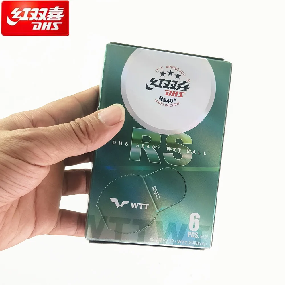 6 Pcs/Box Bola Ping Pong DHS W - Table Tennis Olympics ulasan dan harga