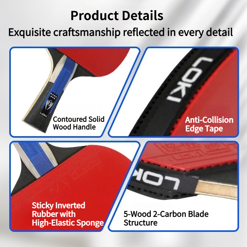 Raket Tenis Meja LOKI Kirin K7 - Table Tennis Loki ulasan dan harga