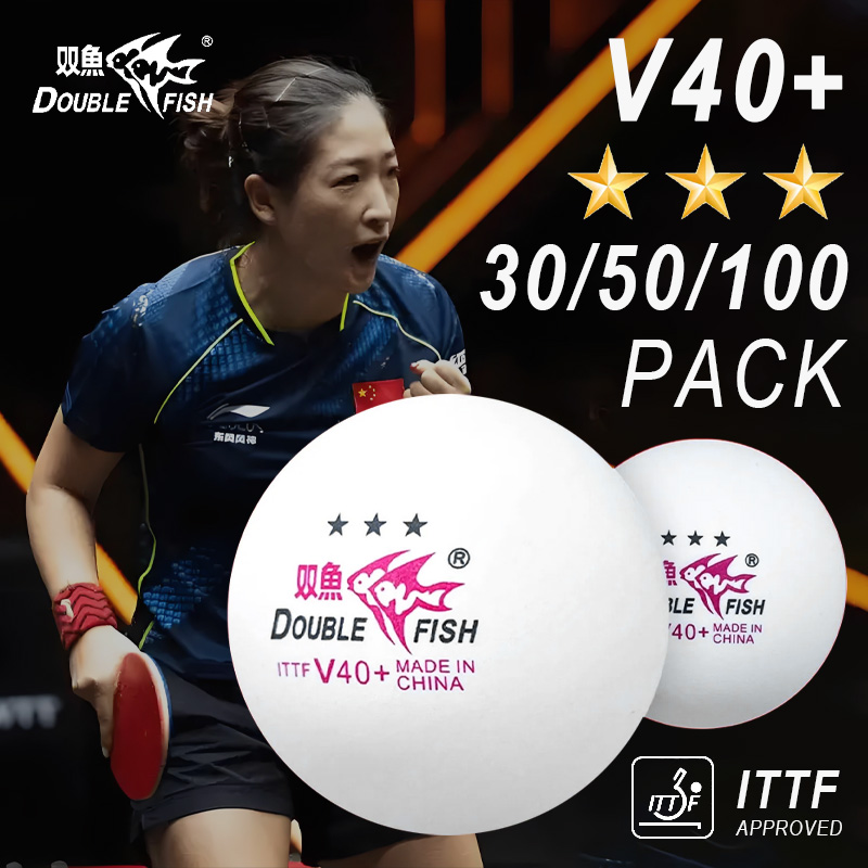 DOUBLE FISH 3 Bintang V40 + 30 - Table Tennis Olympics ulasan dan harga