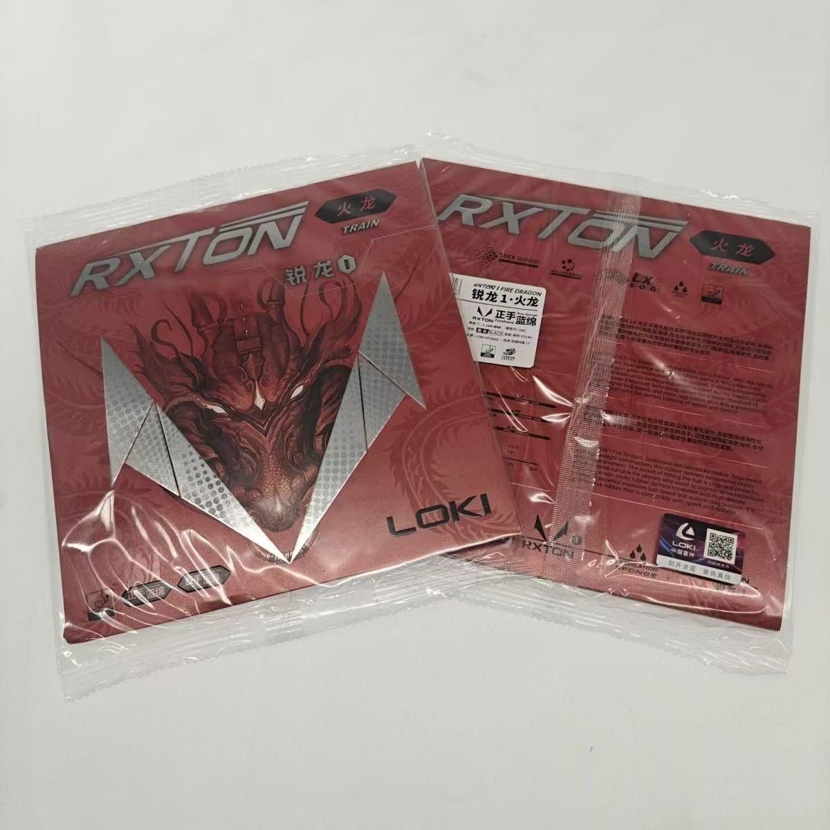LOKI RXTON 1 FIRE DRAGON Set R - Table Tennis Zhang Jike ulasan dan harga